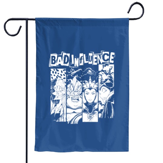 Retro Disney Villains Maleficent Ursula Evil Queen Hades Garden Flags