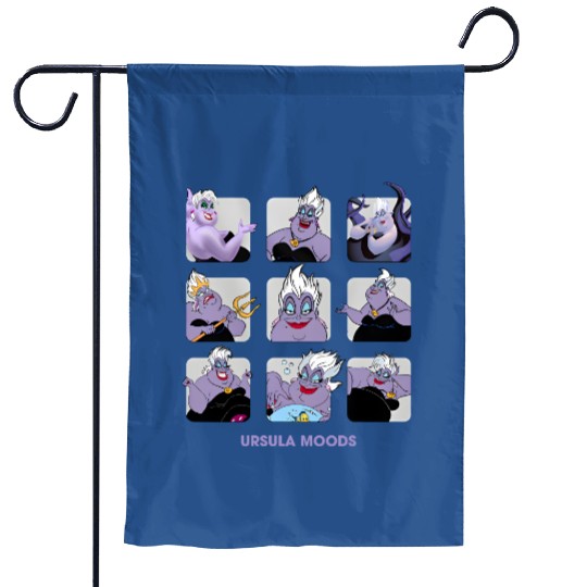 Disney Villains Ursula Moods Garden Flags, Disney The Little Mermaid Garden Flags