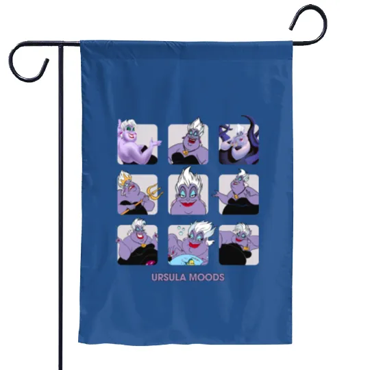 Ursula The Little Mermaid Funny Ursula Moods Disney Garden Flags