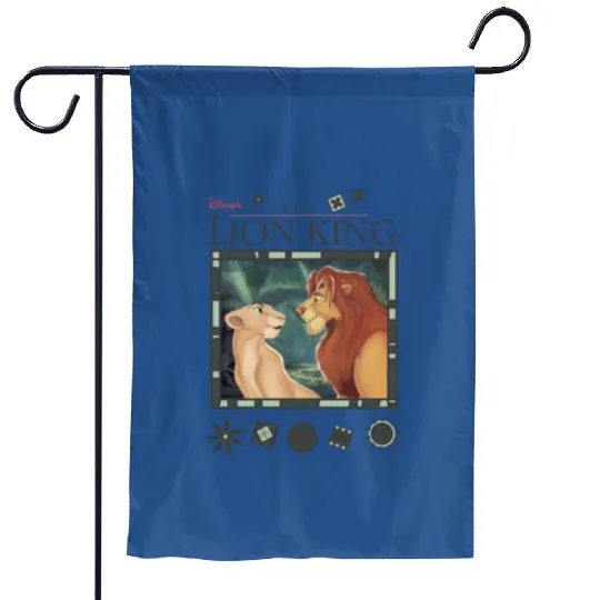 90s The Lion King Disney Movie Promo Garden Flags. Vintage 1990s