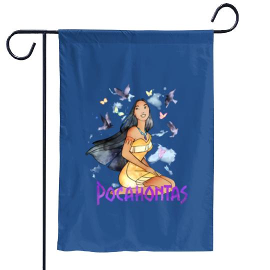 Disney Pocahontas Watercolors Of The Wind Graphic Garden Flags