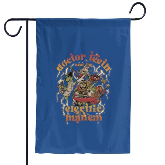 Vintage Disney Muppets Doctor Teeth And The Electric Mayhem Garden Flags
