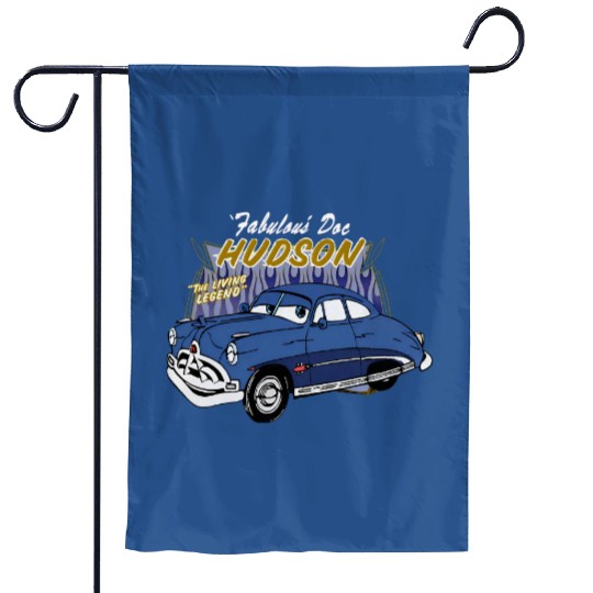 Doc Hudson Garden Flags, Disney Comfort Colors Garden Flags, Fabulous Hudson Garden Flags