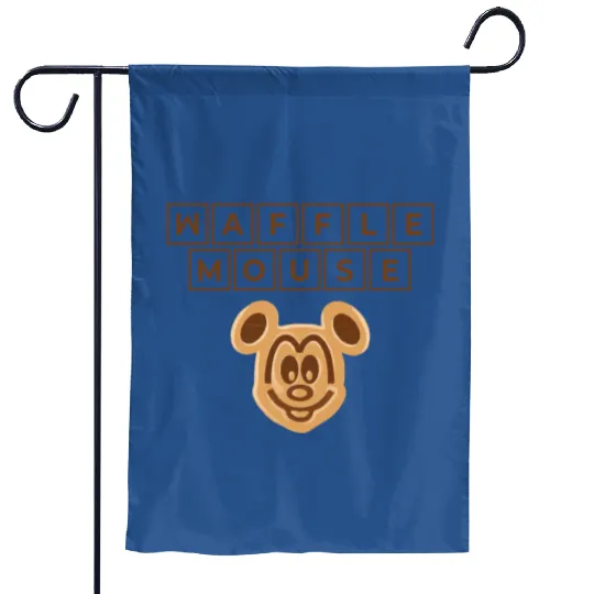 Waffle Mouse Garden Flags,Disney Epcot Garden Flags,Mickey Mouse Head,Disney World Garden Flags