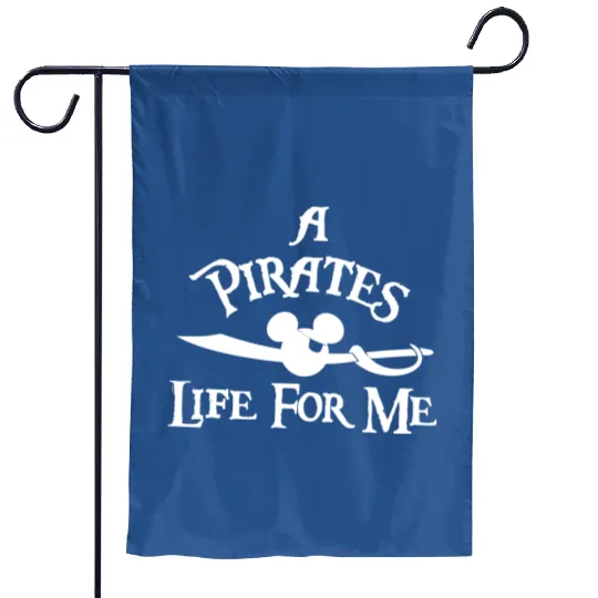 Disney Cruise Pirates Garden Flags, A Pirates Life For Me Garden Flags, Pirate Night Garden Flags, Pirate Garden Flags