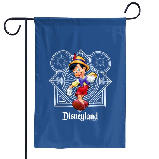 Disneyland Pinocchio 100 Years Of Wonder Garden Flags Cute Pinocchio Garden Flags