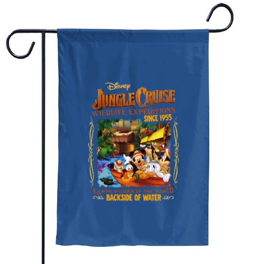 Vintage Jungle Cruise Disney Garden Flags, Disney Trip Garden Flags