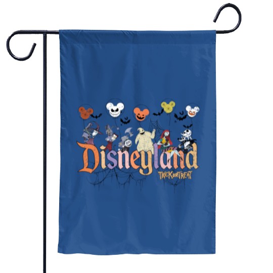 Vintage Disneyland Nightmare Before Christmas Halloween Garden Flags