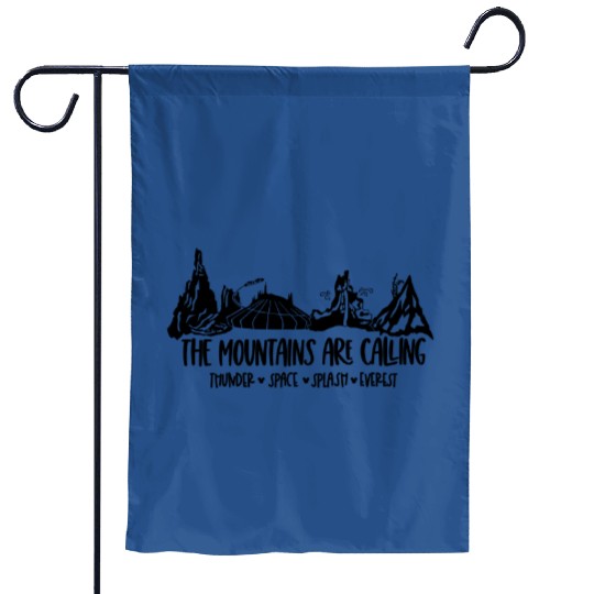 The Mountains are Calling - Disney Mountain Garden Flags - Disney Family Garden Flags