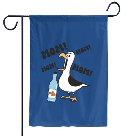 Nemo Seagull Mom Garden Flags, Disney Finding Nemo Garden Flags, Funny Nemo Garden Flags, Disney Mom Garden Flags