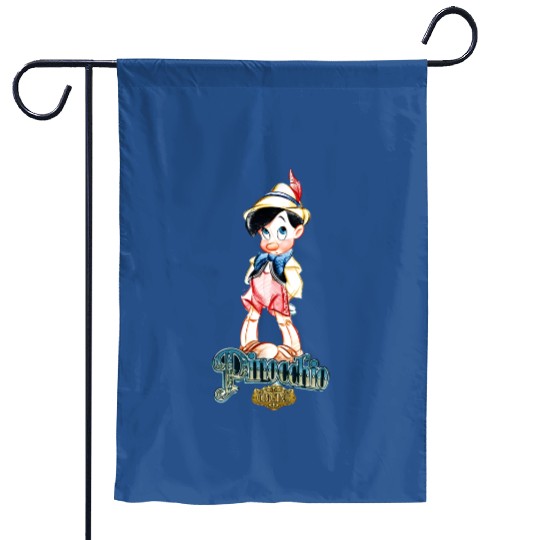 Disney Pinocchio Vintage Portrait Garden Flags