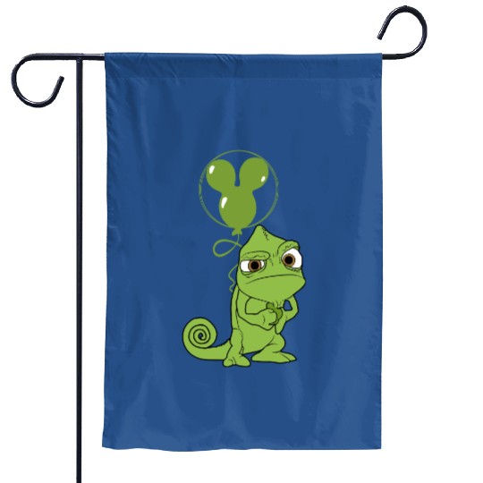 Rapunzel Pascal Garden Flags, Pascal Tangled Garden Flags, Disneyworld Garden Flags, Disney Trip Garden Flags,  Garden Flags