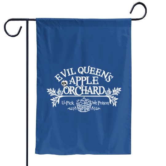 Evil Queen Garden Flags, Evil Queen's Apple Orchard Garden Flags, Disney Garden Flags