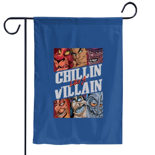 Disney Villains Chillin Like A Villain Group Portrait Garden Flags