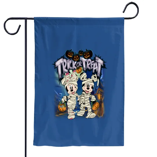 Vintage Disney World Halloween Garden Flags