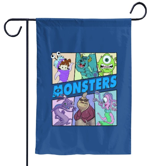 Disney Monsters Inc Garden Flags, Monster Inc Garden Flags, Monsters University Garden Flags