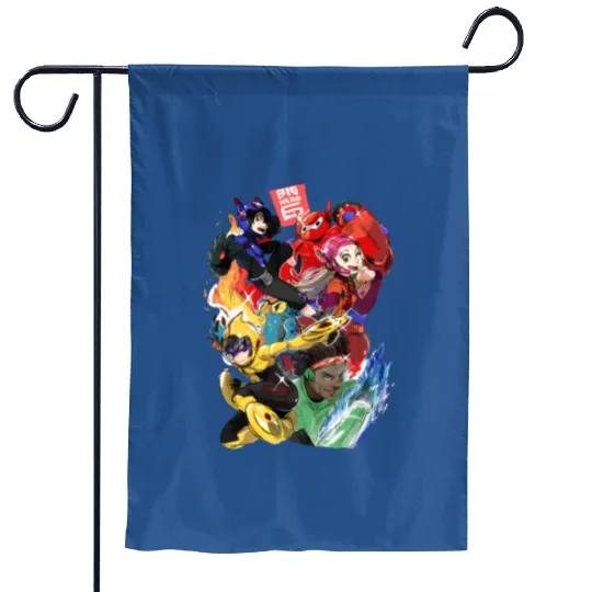 Disney Baymax Garden Flags, Big Hero 6 Garden Flags, Super Hero Garden Flags