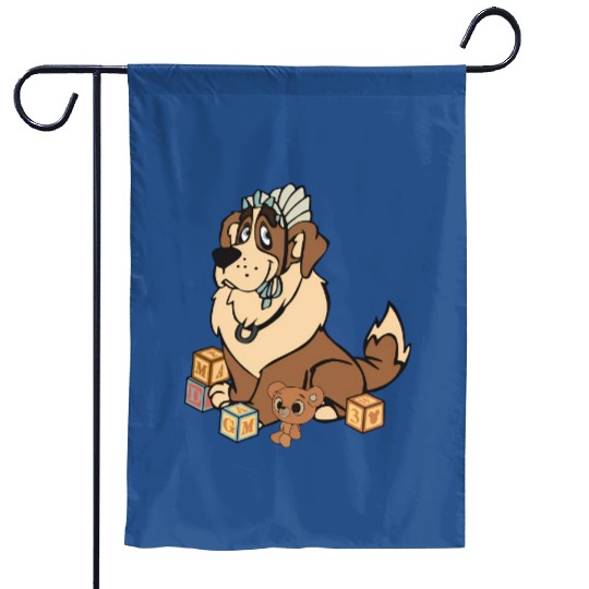 Disney Nana Dog And Toys Garden Flags, Disney Peter Pan Garden Flags