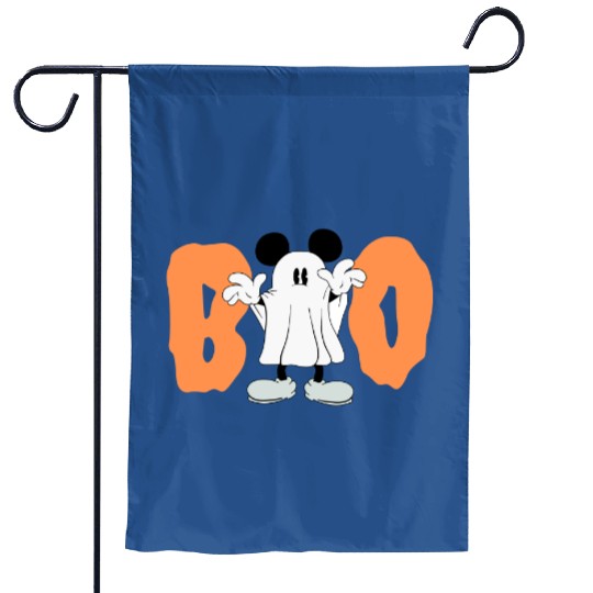 Boo Spooky Mouse Halloween Disney Fall Garden Flags
