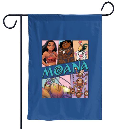 Moana Garden Flags, Disney Princess Garden Flags, Moana Characters Garden Flags, Matching Princess Garden Flags, Magic Kingdom Garden Flags
