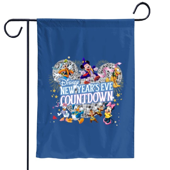 Disney New Years Garden Flags, Disney  Garden Flags, New Year's Eve Countdown Shir