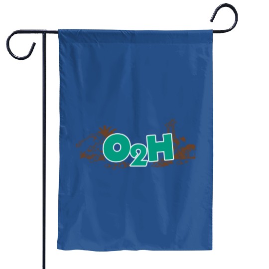Back Side of Water Garden Flags O2H Jungle Cruise Disneyland Garden Flags Unisex
