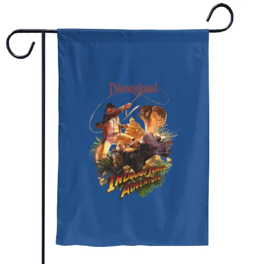 Indiana Jones Adventure Disneyland 1995, Indiana Jones Garden Flags