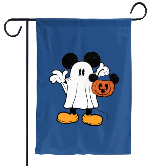 Mickey Ghost Disney Halloween Garden Flags