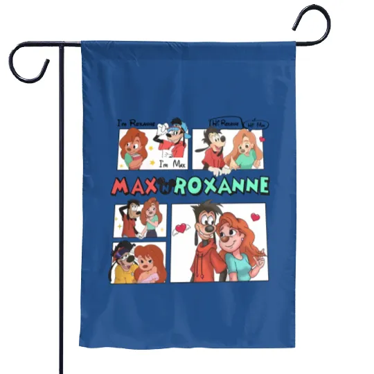 Disney A Goofy Movie Couples Garden Flags, Max And Roxanne Garden Flags
