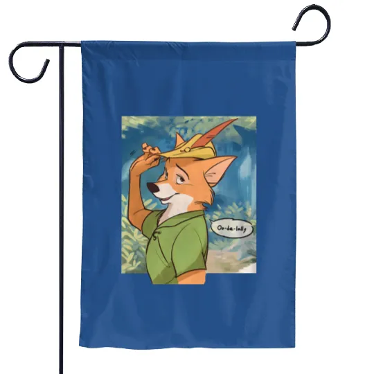 Vintage Disney Robin Hood Garden Flags, Robin Hood