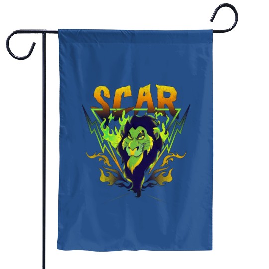 Disney The Lion King Villains Rock Band Scar Garden Flags, Disney Birthday Garden Flags