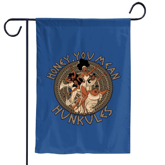 Disney Hercules Diva The Muses Garden Flags, Disney Hercules Garden Flags