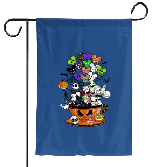 Halloween The Nightmare Before Christmas Teacup  Color Garden Flags, Disney Balloons Halloween