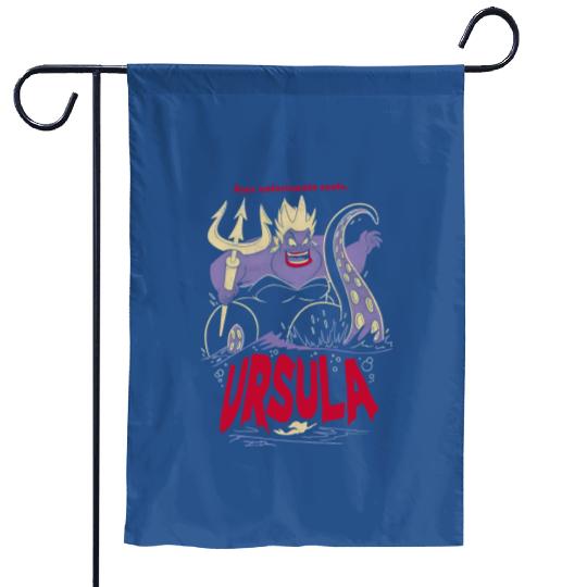 Disney The Little Mermaid Ursula Graphic Garden Flags , Disneyland Family Party Gift Garden Flags, Disneyland Family Party Gift Garden Flags