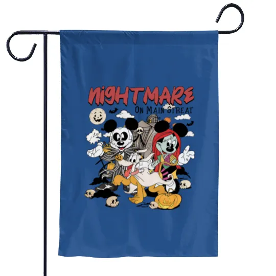 Discover Mickey Minnie Halloween Garden Flags, Vintage Disney Halloween Garden Flags