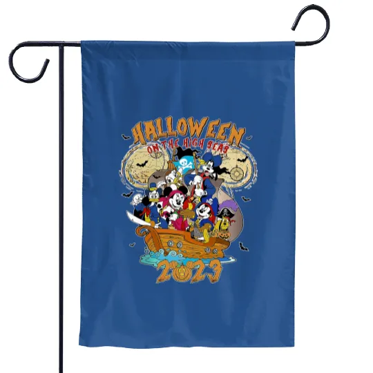 Disney Halloween Vintage Garden Flags, Disney Halloween On