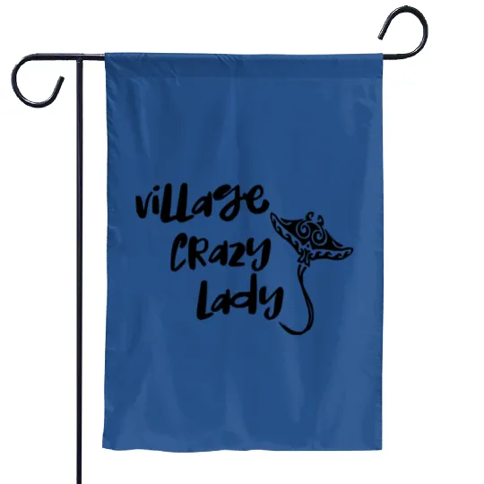 Moana Village Crazy Lady Garden Flags, Moana Garden Flags, DIsney Garden Flags, Disneyland Garden Flags