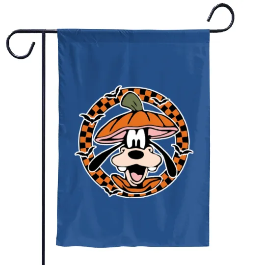 Halloween Goofy  Garden Flags, Disney Goofy Garden Flags, Disney Halloween Matching Garden Flags