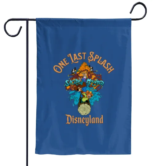 Disneyland Splash Mountain Garden Flags, Disney Splash Mountain Garden Flags