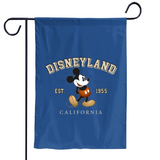 Vintage Disneyland 1955 Garden Flags, Mickey Mouse Garden Flags