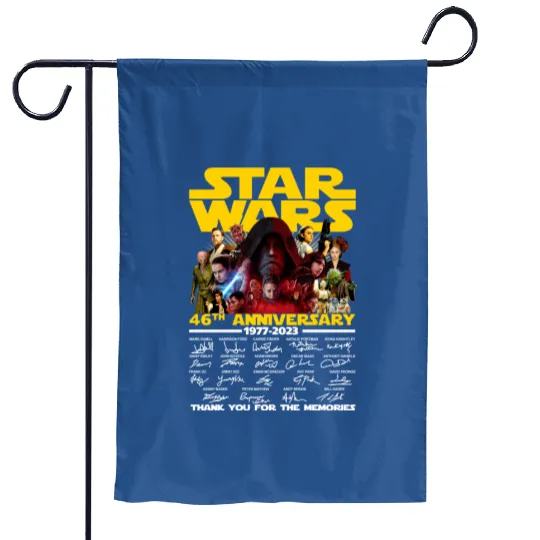Star Wars Garden Flags, Star Wars Memories Garden Flags, Star Wars Garden Flags, 46Th Anniversary Garden Flags, Star Wars Garden Flags, Star Wars Gifts, Disneyland Garden Flags