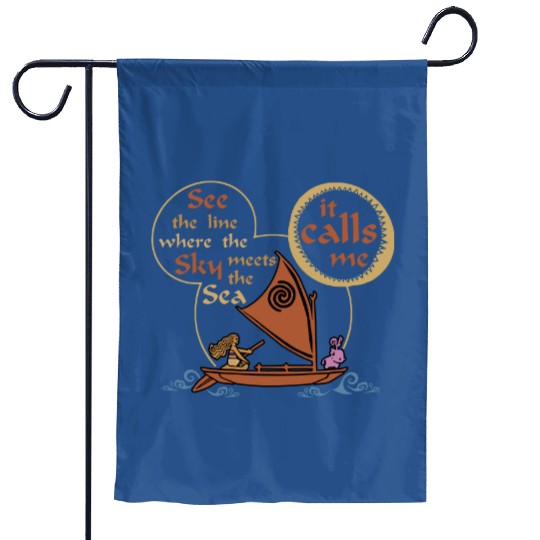 Mickey Mouse Moana Garden Flags, Hei Hei and Pua Garden Flags, Disney Family Matching Vacation Garden Flags