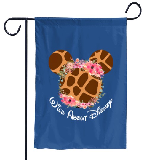 Giraffe Wild About Disney Minnie Mouse Garden Flags,Animal Kingdom Garden Flags