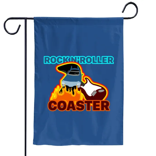 Rock 'n' Roller Coaster (with text) - Disneyland - Garden Flags