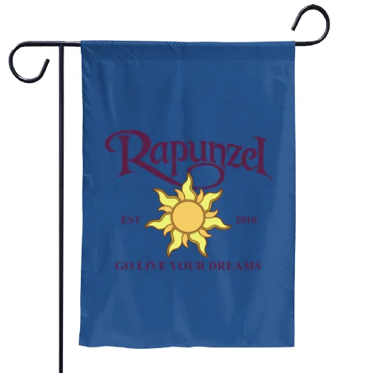 Princess Rapunzel Garden Flags, Disney Rapunzel Garden Flags