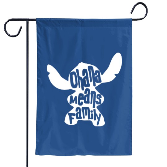 Ohana Means Family Garden Flags, Disney Vacation Garden Flags, Disney Trip Garden Flags, Disney Gift Garden Flags