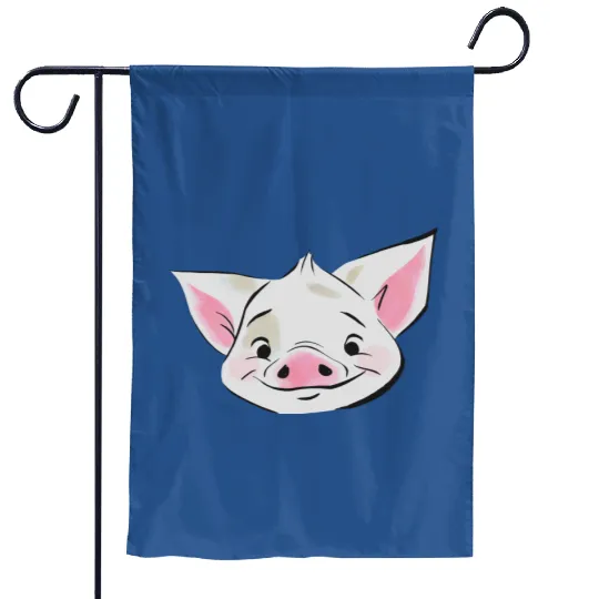 Disney Moana Pua Face Garden Flags, Moana Princess Garden Flags