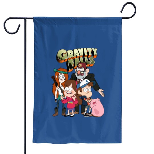 Gravity Falls Family Dynamics Garden Flags, Disney Gravity Falls 90s Garden Flags