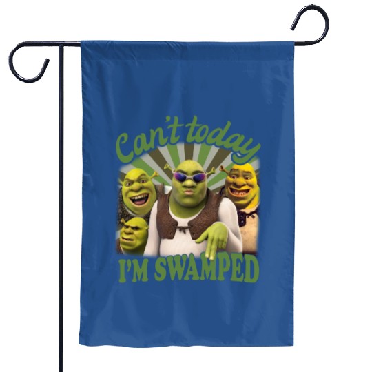 Can't Today I'm Swamped Vintage Garden Flags, Shrek Garden Flags, Disney Fiona Princess Shirthrek