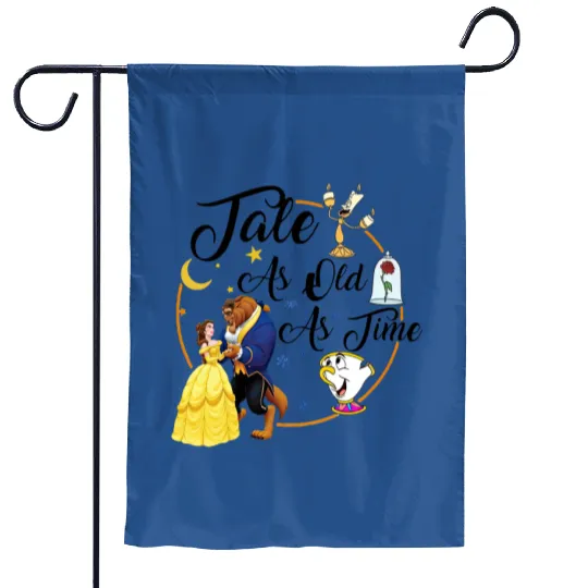 Disney Beauty And The Beast Garden Flags